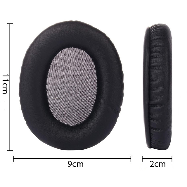 Alogy Earmuffs Ear Pads Pads for Bose QC35 QC25 QC15 QC2 AE2 Black