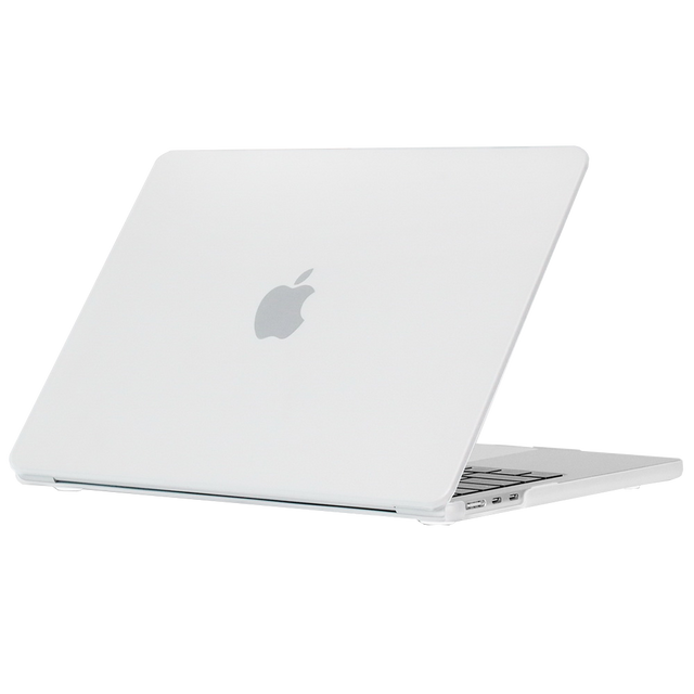 Alogy Hard Case für Apple Macbook Air 13 2022 M2 Matte White Tasche bis 15,6"