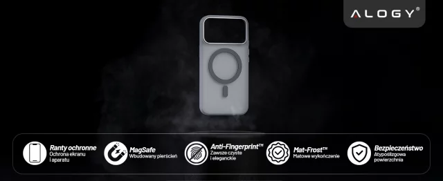 Pouzdro Apple iPhone 17 Pro Max – matný kryt MagSafe s ochranou čočky, tenký a odolný proti poškrábání, perfektně padne – Alogy Skinny MatteCase™ bílý