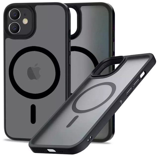 Protective case Magmat MagSafe phone case for Apple iPhone 11 Matte Black