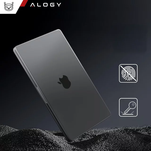 Etui ochronne do Apple Macbook Pro 16 - M1/M2/M3/M4 2021-2024 2025 Alogy AirGuard™ Elastyczna obudowa Matowa Czerń