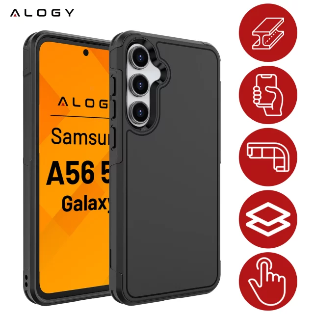 Pouzdro pro Samsung Galaxy A56 / A36 5G 2025 Alogy HeavyDuty™️ Case černé