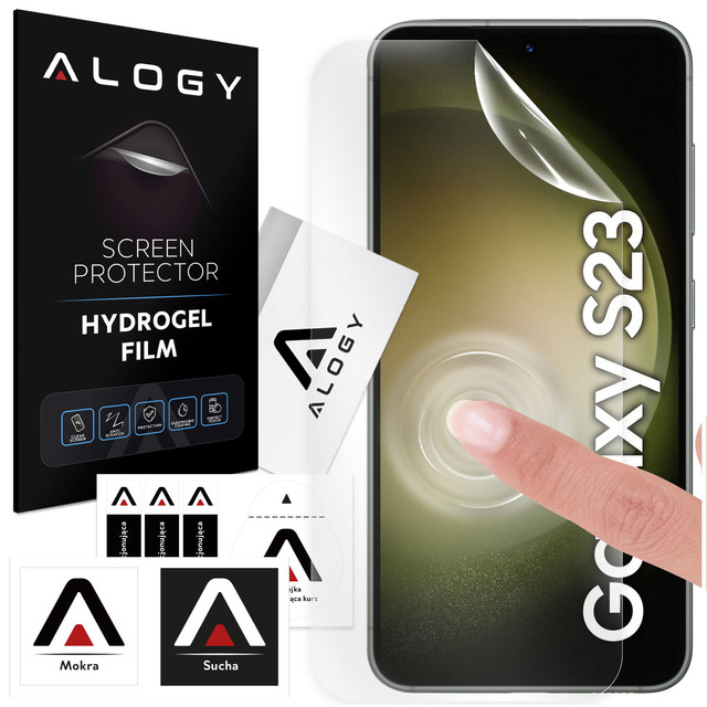 Hydrogelová fólie pro Samsung Galaxy S23, ochranný displej telefonu, hydrogelová fólie Alogy