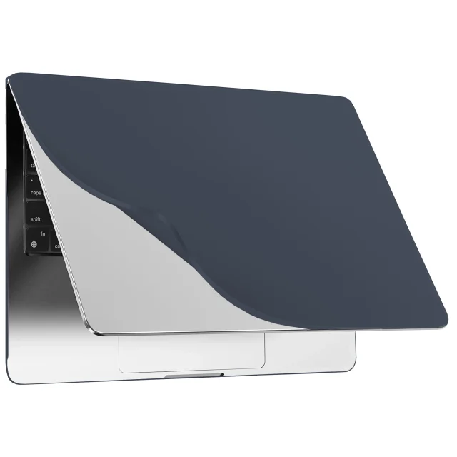 Etui do Apple MacBook Air 13 / 13.3" 2018–2021 (M1 A2337/A2179/A1932) – elastyczna, matowa obudowa ochronna, lekka i odporna – Alogy AirGuard™ Granatowy