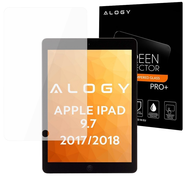 Alogy Tempered Glass Screen Protector for Apple iPad 9.7 2017/2018 .