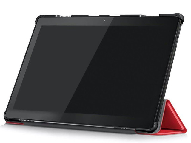 Alogy Book Cover für Lenovo Tab M10 10.1 TB-X605 Rotes Glas