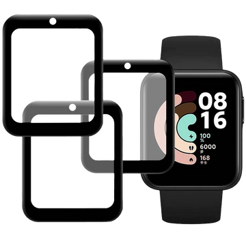 3x Elastyczne Szkło ochronne 3D Alogy do Xiaomi Mi Watch Lite Black