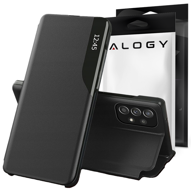 Kožené pouzdro Alogy Smart View Cover Flip Leather Wallet Case pro Samsung Galaxy A13 4G / LTE