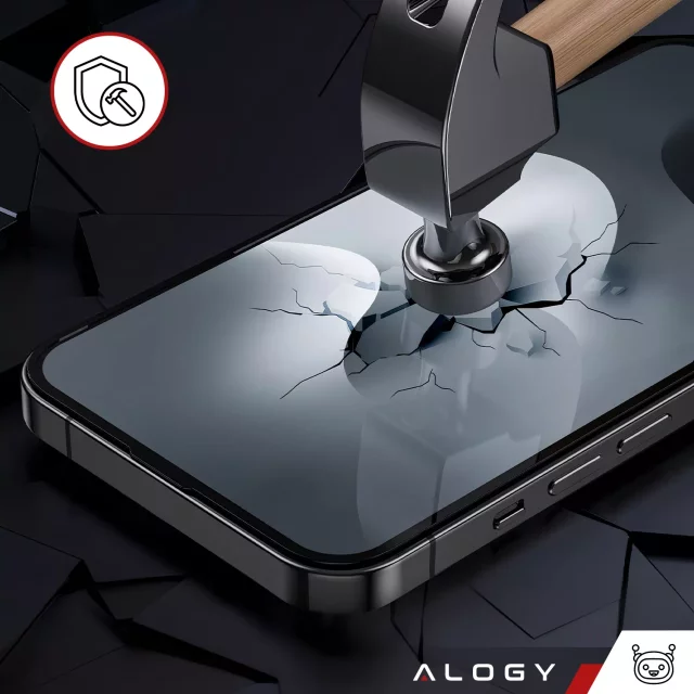 3in1 Hybrid Glass Case Set for Apple iPhone 16 Pro Protective Case Hybrid MagSafe with Lens Protection Case 2x Tempered Glass Phone Protector Alogy 3in1 Case Pack Navy Blue