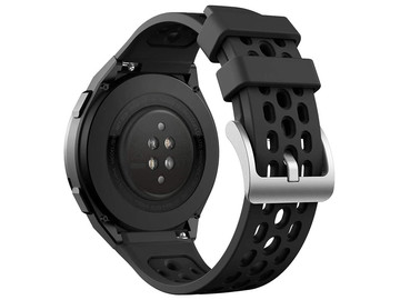 Gumový Univerzální sportovní řemínek Alogy měkký řemínek pro chytré hodinky 22mm Černý