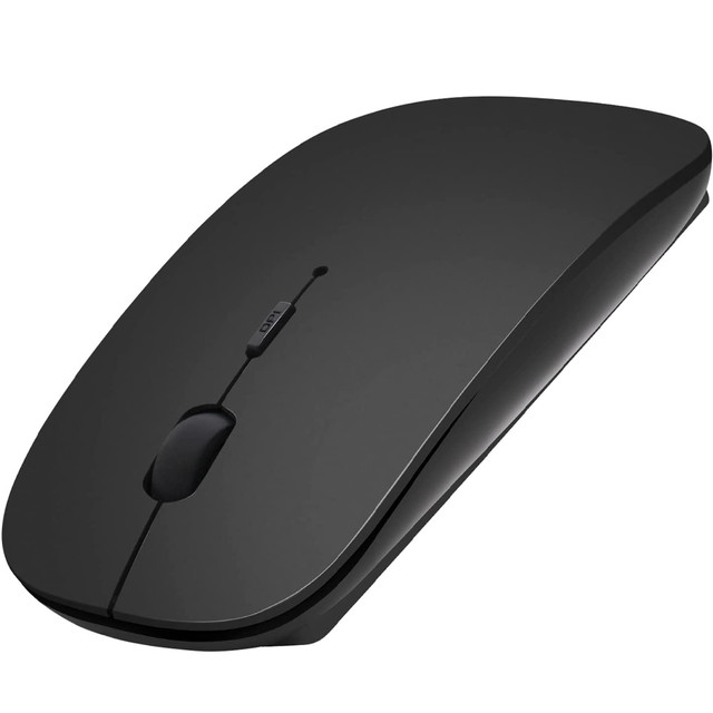 Myszka mysz bezprzewodowa komputerowa Alogy Mouse Bluetooth do laptopa tabletu Czarna