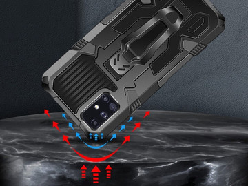 Alogy Armored Protective Case Stand für Samsung Galaxy M51
