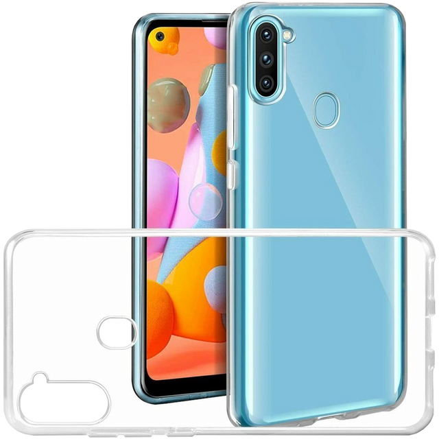 Alogy silikonové pouzdro kryt pouzdro pro Samsung Galaxy M11 / A11 průhledné