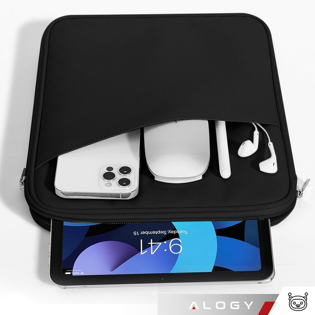 Bag Etui cover case for tablet 11 inch for tablets universal case Alogy Slide Black