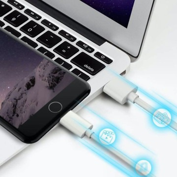Kabel x2 sada 100cm Alogy USB to Lightning kabel Bílý