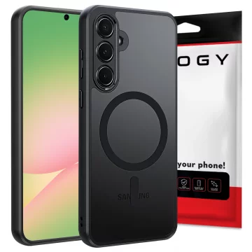 Etui do Samsung Galaxy A56 5G obudowa ochronna na telefon Alogy Matte HybridMag™️ Case do MagSafe Matowe Czarne