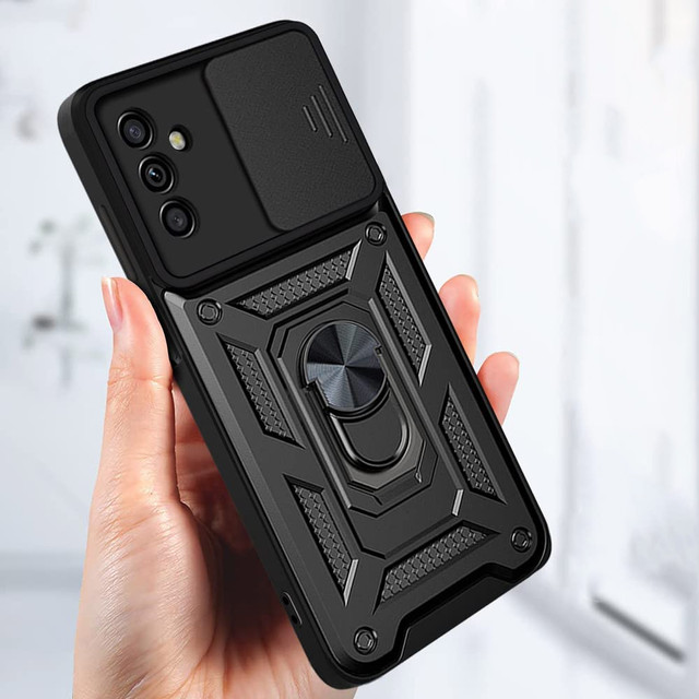 Etui Alogy Camshield Stand Ring z osłonką na aparat do Samsung Galaxy M52