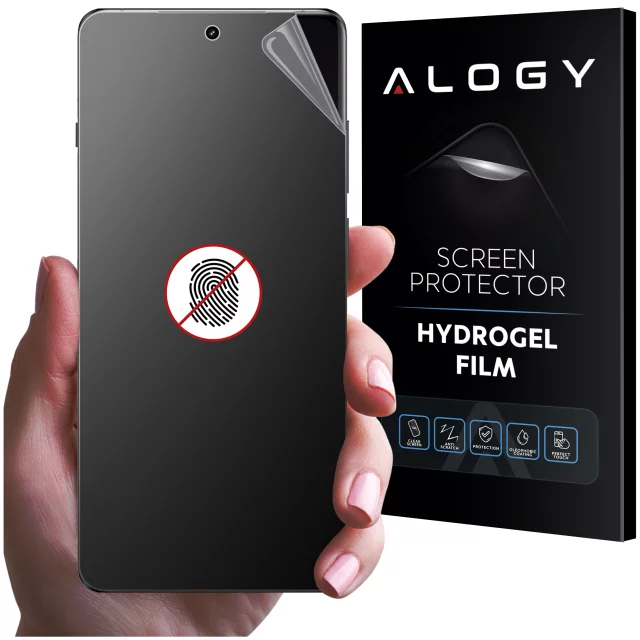 „MATTE“-Folie für OnePlus 12 Hydrogel Alogy HydroSkin Matte Pro™-Bildschirm für „FINGERPRINT FREE“-Hülle