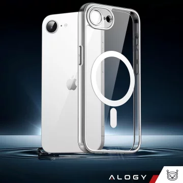 Pouzdro pro Apple iPhone 16 Pro Max Alogy Anti-Shock Hybrid Case pro MagSafe Transparent