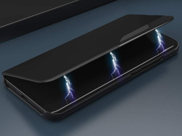 Etui z klapką portfel Alogy skórzane Smart View Cover do Samsung Galaxy A42