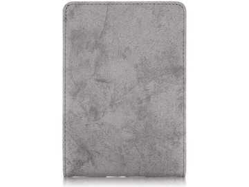 Alogy Slim Ledertasche für Kindle Paperwhite 4 2018/2019 Graue Folie