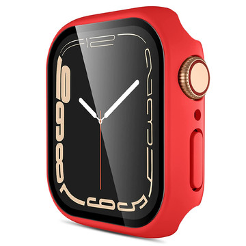 Překryvné sklo pouzdra Alogy 2v1 pro Apple Watch 7 41mm Red