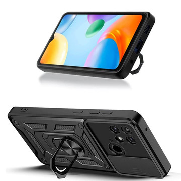Pouzdro Alogy Camshield Stand Ring s krytem fotoaparátu pro Xiaomi Redmi 10c