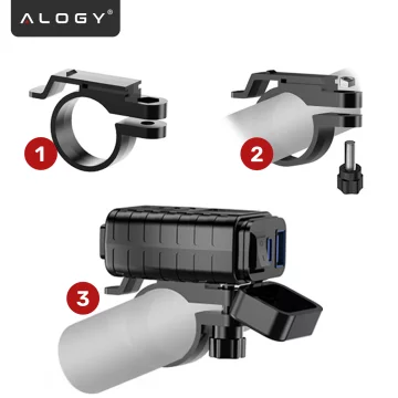 Alogy Plug Extender Socket Splitter Adapter Extension Cord with Qi Inductive Charger 4x EU Plug 4x USB 2x USB-C Black