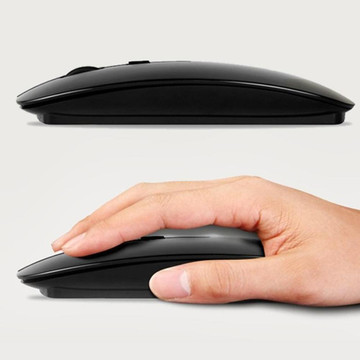 Mouse Alogy Mouse bezdrátová počítačová myš pro tablet a notebook Černá