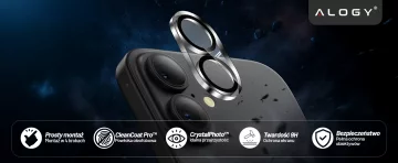 Pouzdro na iPhone 14 Pro Mag Safe Matt Case Cover matné Alogy Ring obrněné pouzdro na telefon černé