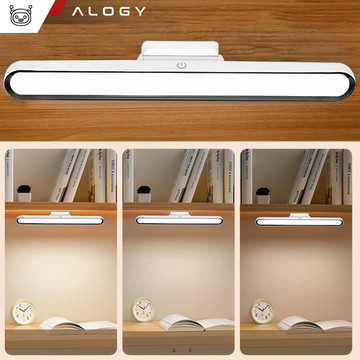 Lampe Alogy Magnetische LED-Leuchte, magnetische Unterschrank-LED-Streifenlampe, Möbelbeleuchtung an der Wand mit Magnet für die Küche, Zimmer, Garderobe, Weiß