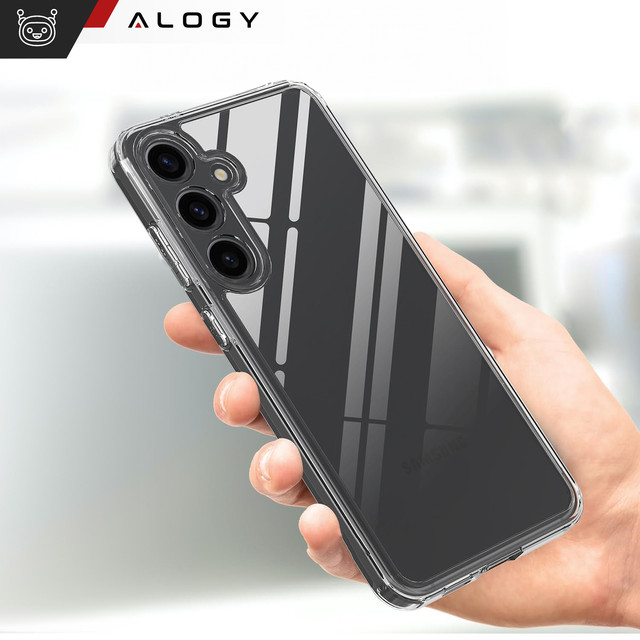 Hülle für Samsung Galaxy S24 Plus Back Cover Hybrid Clear Case Alogy Transparent