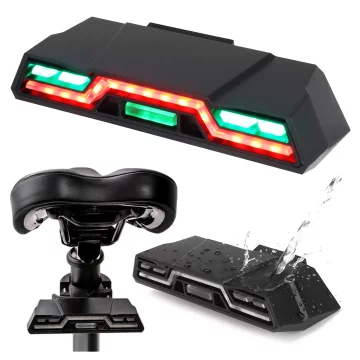 Zadní světlo na kolo Alogy TrailFlash R6, LED světlo, 6 režimů blikání, vodotěsné