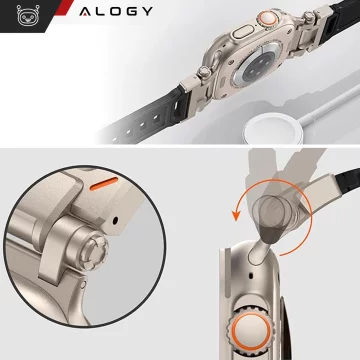 Pouzdro na iPhone 14 Pro Mag Safe Matt Case Cover matné Alogy Ring obrněné pouzdro na telefon černé