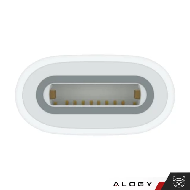 Magnetické pero Alogy pro poznámkové a skicovací pero pro Apple iPad Pro/ Air/ Mini White