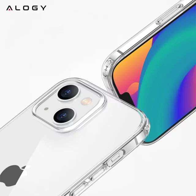 Obrněné pouzdro Alogy Hybrid Case s krytem fotoaparátu pro Apple iPhone 13 Transparent