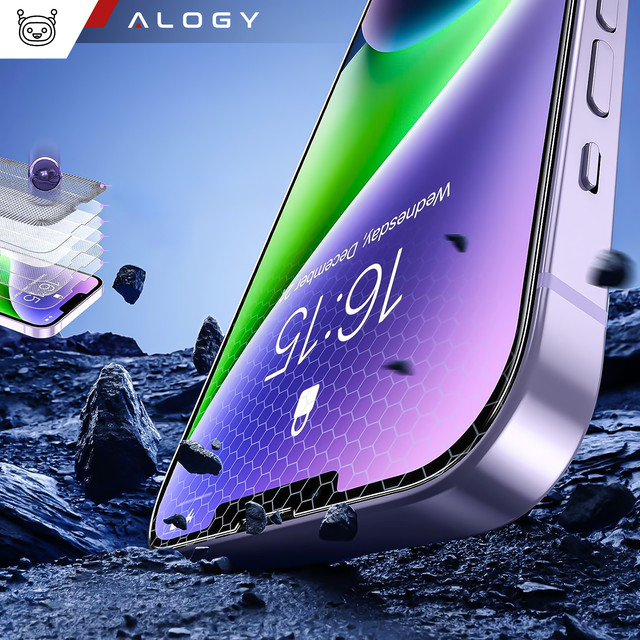 9H Tempered Glass for iPhone 15 Plus / 15 Ultra / 15 Pro Max for Alogy Screen Protector PRO