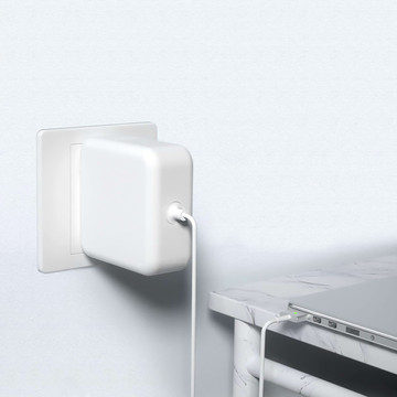 Apple MacBook Air Pro MagSafe 2 T-Typ 85W Alogy Ladegerät Weiß