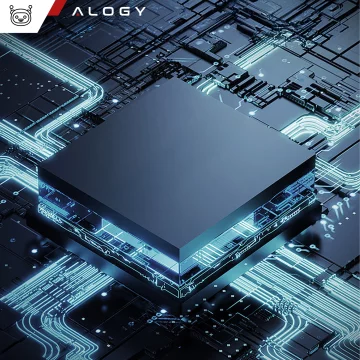 Adaptér USB-C na Ethernet Alogický adaptér LAN RJ45 GIGABIT 1000 MBPS černá