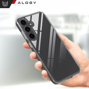 Hülle für Samsung Galaxy S24 Plus Back Cover Hybrid Clear Case Alogy Transparent