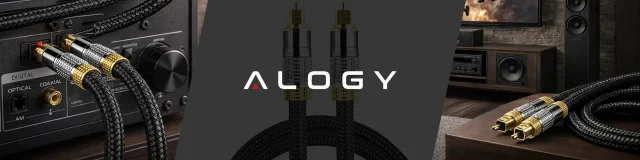 Optical digital cable Alogy 6.0mm Audio TV PC cable 5m