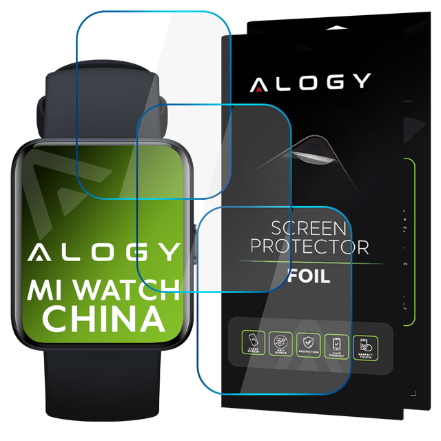 3x Folia hydrożelowa Alogy Hydrogel do Xiaomi Mi Watch China