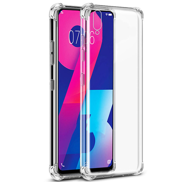 ShockProof Alogy Silicone Armor Case for Vivo Y93 Transparent