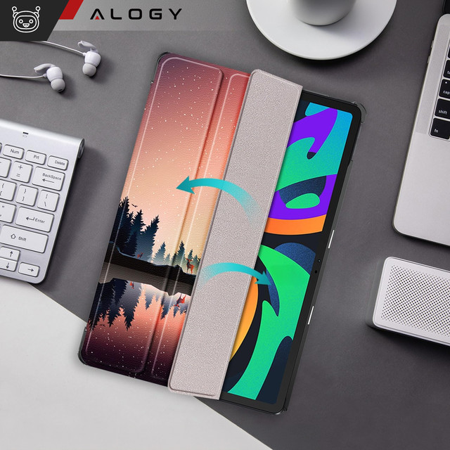 Lenovo Tab M11 10.95" TB330FU / TB330XU / TB331FC Tablet Case Alogy Book Cover Lake Glass Stylus