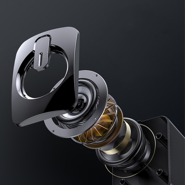 USB 2.0 Alogy Mini-Stereo-Kabellautsprecher HIFI-Computerlautsprecher mit Mikrofon Schwarz