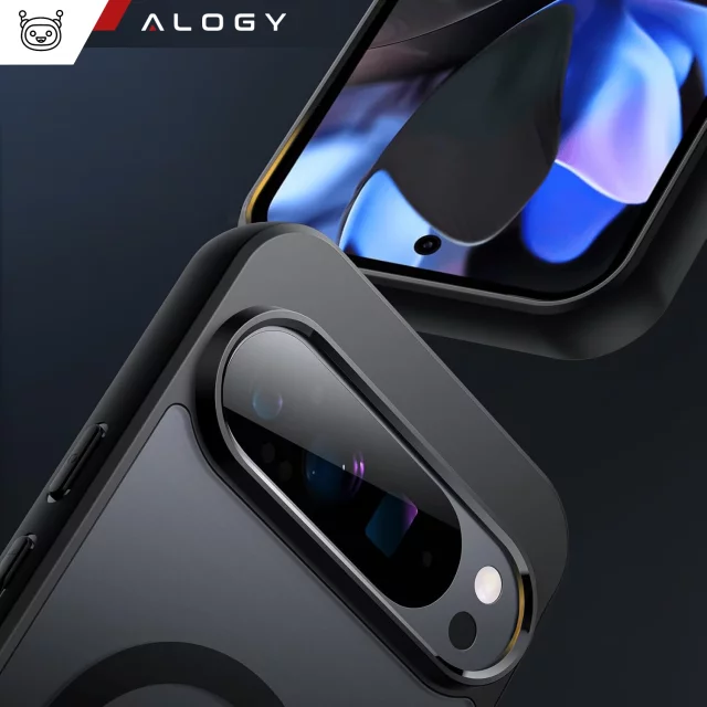 Google Pixel 9/ 9 Pro Case Alogy MagSafe Hybrid Matte Case MagMat Matte Black