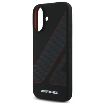 Mercedes-AMG Checkered Flag MagSafe Hardcase do iPhone 16 6,1″ – Czarny