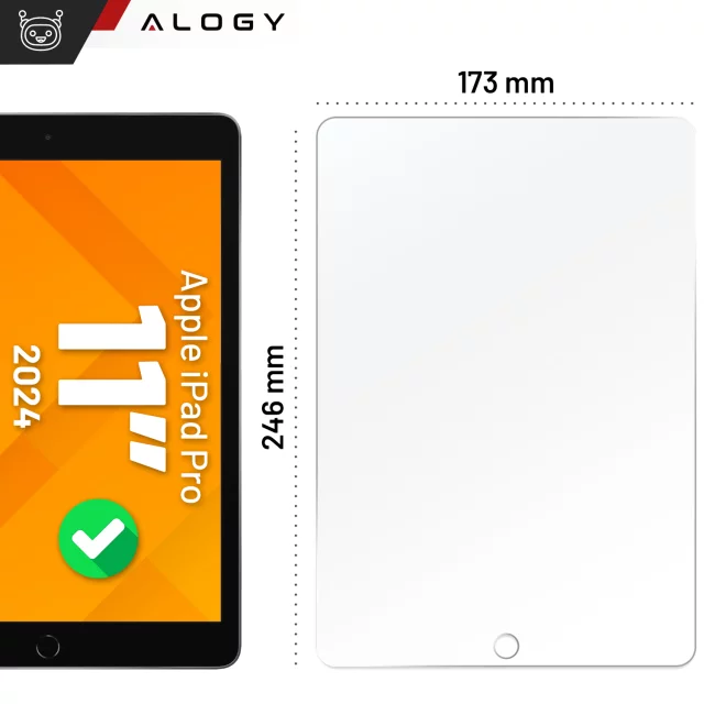 Tvrzené sklo pro Apple iPad Pro 11" 2024 Alogy Screen Protector Pro 9H
