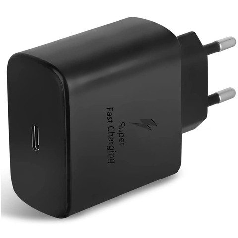 Wall Charger 3.6A 25W Fast Power Delivery PD USB-C Type-C Single Black