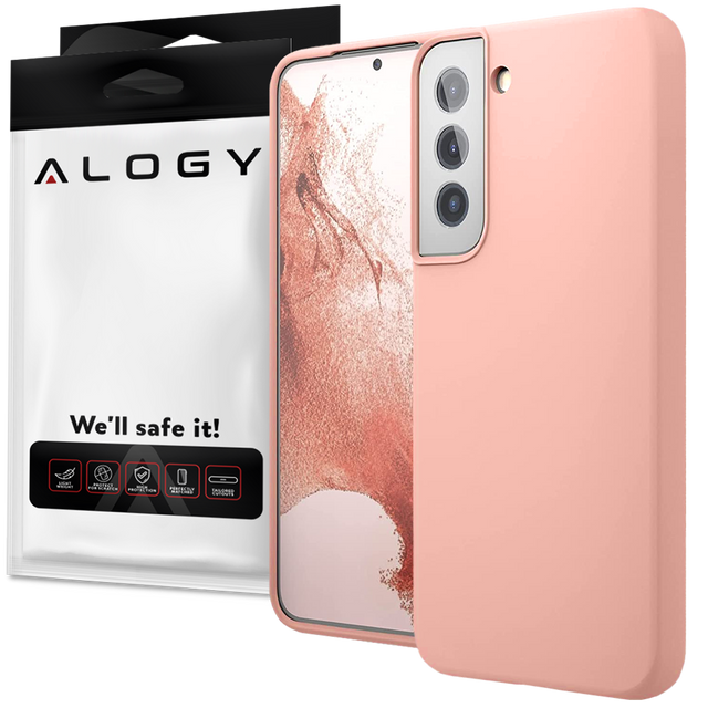Ochranné pouzdro pro Alogy Thin Soft Case pro Samsung Galaxy S22 Plus Pink